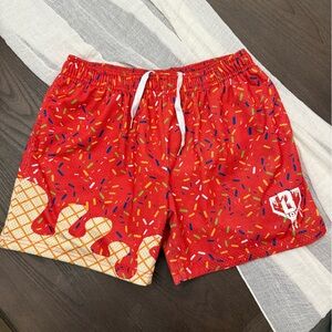 Red Baseball lifestyle shorts